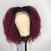 13x6 Lace Front Afro Kinky Curly Wig Honey Blonde 99J Red Black Wigs Pre Plucked Ombre Color Human Hair Wigs Remy Nabeauty 150%