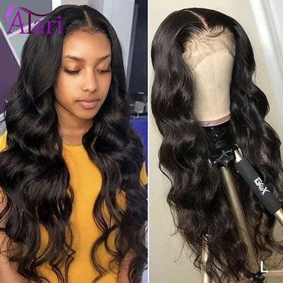 Transparent Lace Wigs Malaysian Body Wave Wigs 13x6 Ombre Highlight Color Pre-plucked Lace Front Wig 180% Virgin Human Hair Wigs