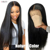 28 30 inch Honey Blonde Straight Wig Malaysian 613 Part HD Transparent Lace Front Human Hair Wigs For Black Women Pre Plucked