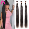 Maxglam Straight 28 30 34 40 Inch Brazilian Bundles Natural 100% Human Hair Weave Extension Virgin Remy 1 3 4 Bundles for Women