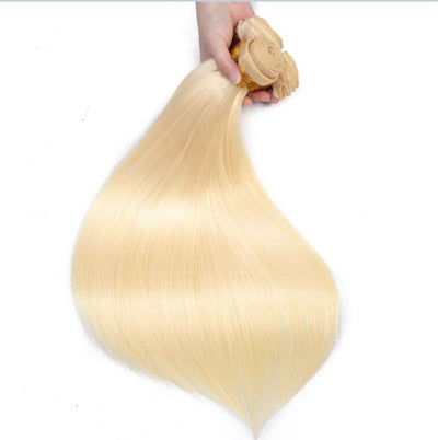 Blonde 613 Color 28 30 32 34 36 38 40 Inch Long Brazilian Straight Hair Bundle Human Hair Remy Brazilian Hair Weave Bundles