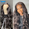 13x4 Body Wave Lace Front Wig Pre Plucked Bleached Knots Wigs For Women Human Hair Lace Frontal Wigs Indian Loose Deep Wave Wig