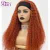 Indian Water Wave Headband Wig Human Hair Wigs Curly Hair Full Machine Made Wigs For Black Women 180% Glueless Colored Wigs